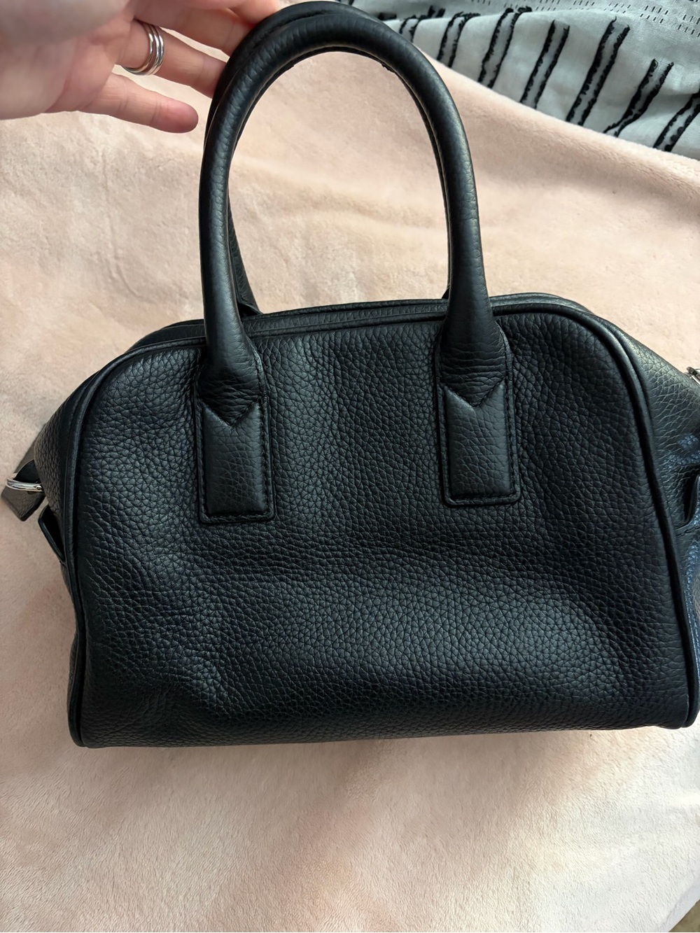 Marc Jacobs Black Pebbled Leather Mini Satchel - Picture 4 of 4